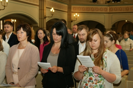 Iesvētību dievkalpojums Vasarsvētkos