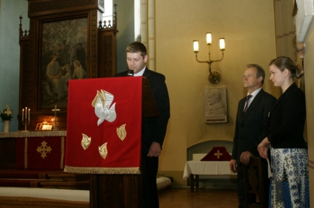 Iesvētību dievkalpojums Vasarsvētkos